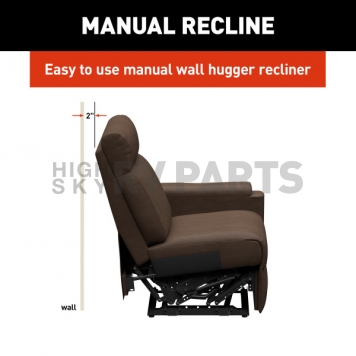 Lippert Components Thomas Payne Heritage Theater Series - Left Hand Recliner Chair Brown - 2024044092-6