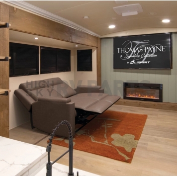 Lippert Components Thomas Payne Heritage Theater Series - Center Armless Recliner Chair Brown - 2024044094-9