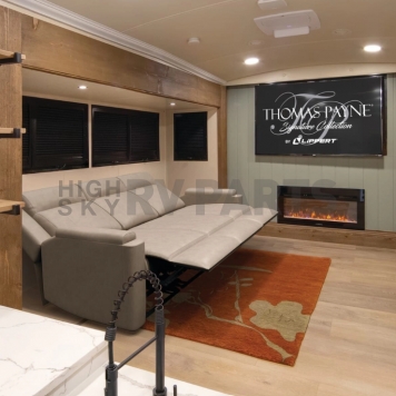 Lippert Components Thomas Payne Heritage Theater Series Center Recliner Chair - Beige - 2024044099-9