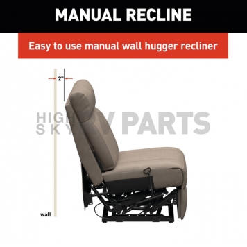 Lippert Components Thomas Payne Heritage Theater Series Center Recliner Chair - Beige - 2024044099-6