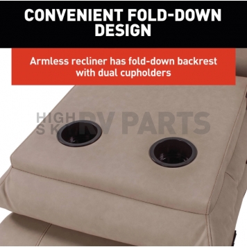 Lippert Components Thomas Payne Heritage Theater Series Center Recliner Chair - Beige - 2024044099-7