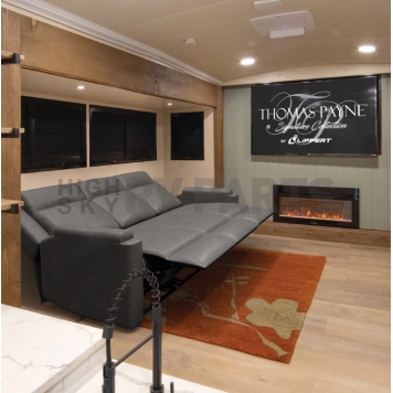 Lippert Components Thomas Payne Heritage Theater Series - Center Armless Recliner Chair Brown - 2024044110-9