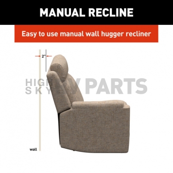 Lippert Components Thomas Payne Heritage Theater Series - Right Hand Recliner Chair Beige - 2024044111-6