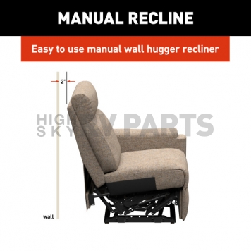 Lippert Components Thomas Payne Heritage Theater Series - Left Hand Recliner Chair Beige - 2024044112-6