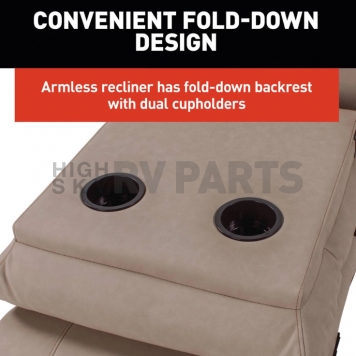 Lippert Components Thomas Payne Heritage Theater Series Center Recliner Chair - Beige - 2024044113-6