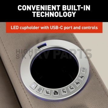 Lippert Components Thomas Payne Seismic Series - Left Hand Recliner Chair Beige - 2024044197-7