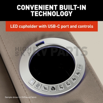 Lippert Components Thomas Payne Seismic Theater Series - Right Hand Recliner Chair Beige - 2024044204-7