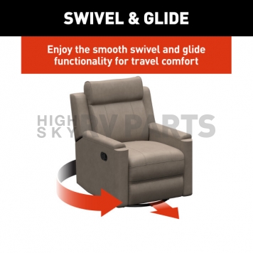 Lippert Components Thomas Payne Swivel Glider Recliner Chair - Beige - 2024044209-7