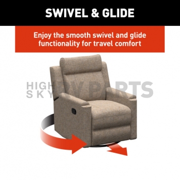 Lippert Components Thomas Payne Swivel Glider Recliner Chair - Beige - 2024044211-7