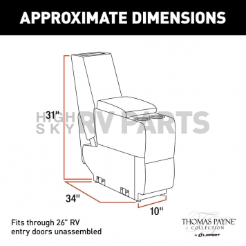 Lippert Components Thomas Payne Sofa Center Heritage Series Console - 2020129307-6