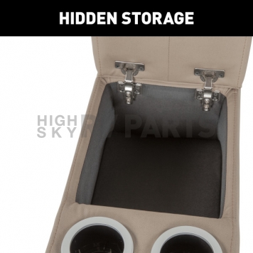 Lippert Components Thomas Payne Sofa Center Seismic Theater Series Console - Tan - 2024044199-8