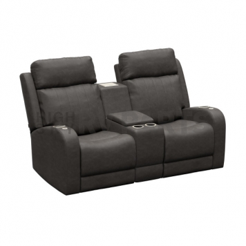 Lippert Components Thomas Payne Sofa Center Seismic Theater Series Console - Brown - 2024044203-9