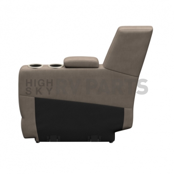 Lippert Components Thomas Payne Sofa Center Seismic Theater Series Console - Tan - 2024044198-4