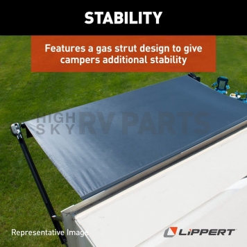 Lippert Components Solera Manual Patio Awning Arm - Black - 281154-4