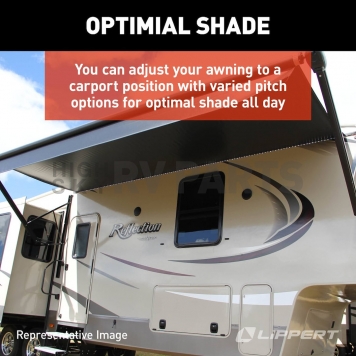 Lippert Components Solera Classic Awning Arm Full Set - White - 434718-3