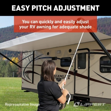 Lippert Components Solera Patio Awning Arm Full Set - White - 434728-3