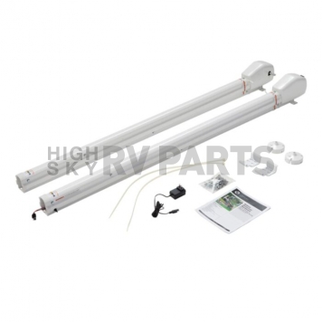 Lippert Components Solera Electric Patio Awning Arm Full Set - White - 434730-2