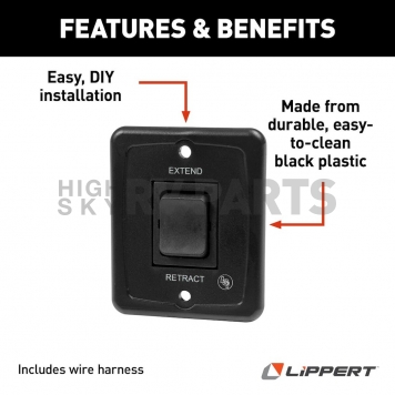 Lippert Components Solera Power Awning Switch 308474-2