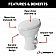Lippert Components Flow Max Toilet White - 2022113192