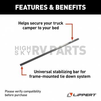 Lippert Components Happijac Camper Stabilizing Bar - 182971-2