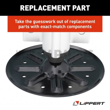 Lippert Components Leveling Jack - 8000 Pound Capacity Single Silver- 19586010-6