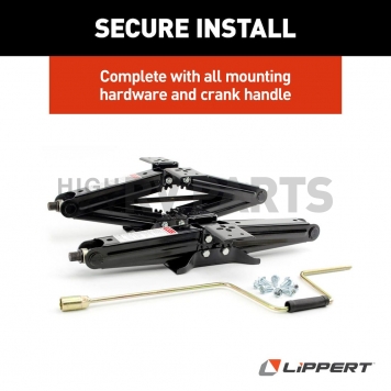 Lippert Components Leveling Jack - 5000 Pound Capacity - Set of 2 - 285326-6