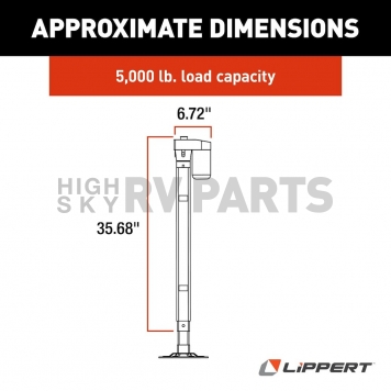 Replacement Leg For Lippert Ground Control 3.0 Leveling System - 305340-4