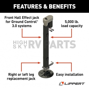Replacement Leg For Lippert Ground Control 3.0 Leveling System - 305340-5