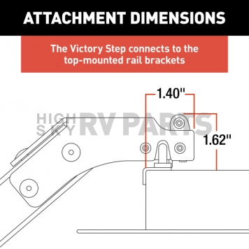 Lippert Components Victory Series 3 Manual Fold-Up RV Entry Step - 2023024500-4