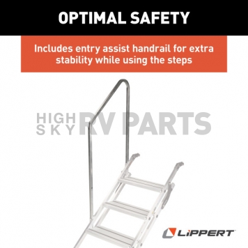 Lippert Components Victory Series 3 Manual Fold-Up RV Entry Step - 2023024500-7