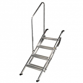 Lippert Components Victory Series 4 Manual Fold-Up RV Entry Step - 2023024501