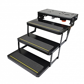 Lippert Components Series 23 RV Triple Electric Folding Entry Step - 3694042