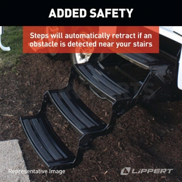 Lippert Components Series 25 RV Triple Electric Folding Entry Step - 369552-6