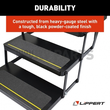 Lippert Components Series 25 RV Triple Electric Folding Entry Step - 369552-7