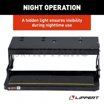 Lippert Components Series 26 Single Electric RV Folding Step - 3711363-7