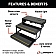Lippert Components Series 34 Double Electric Folding Step - 3722862