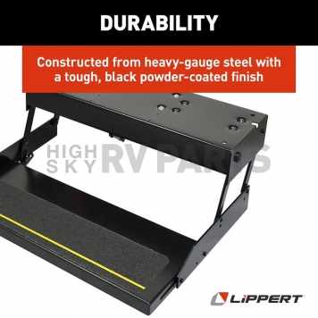 Lippert Components Series 39 Single Electric Folding Step - 3724742-8