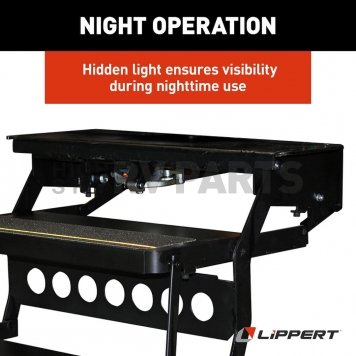 Lippert Components Platinum Double Electric Folding Steps - 372558-5