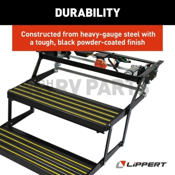 Lippert Components Revolution Double Electric Folding Steps - 3725791-6