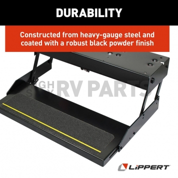 Lippert Components Series 28 Single Electric Folding Step - 3747452-7