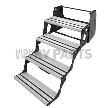 Lippert Components Alumi-Tread 4 Manual Folding Step - 432698-1