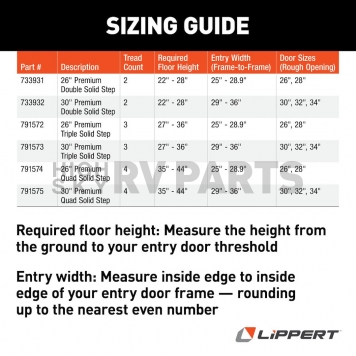 Lippert Components SolidStep 2 Manual Fold-Up Steps - 733932-7