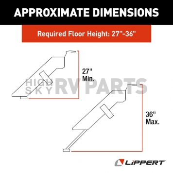 Lippert Components SolidStep 3 Manual Fold-Up Steps - 791573-2