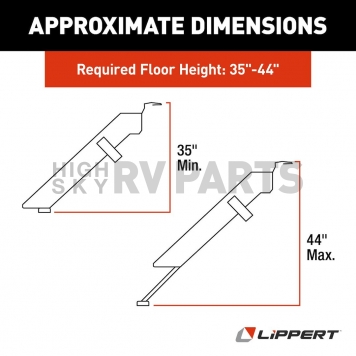 Lippert Components SolidStep 4 Manual Fold-Up Steps - 791575-2