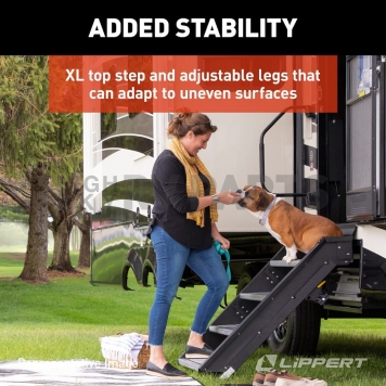 Lippert Components SolidStep 4 Manual Fold-Up Steps - 791575-4