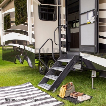 Lippert Components SolidStep 3 Manual Fold-Up Steps - 791572-8