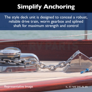 Lewmar Windlass - Vertical Mount; 1653 Pound Maximum Pull - 6671011108-138-7