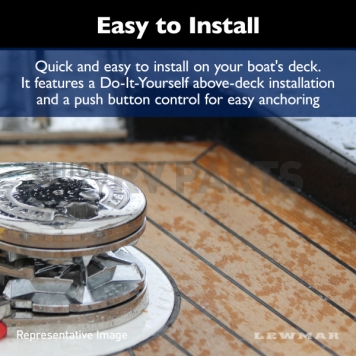 Lewmar Windlass - Pro Sport Horizontal Mount - 6656811967-303-6