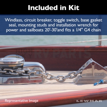 Lewmar Windlass - Pro Sport Horizontal Mount - 6656811967-303-7