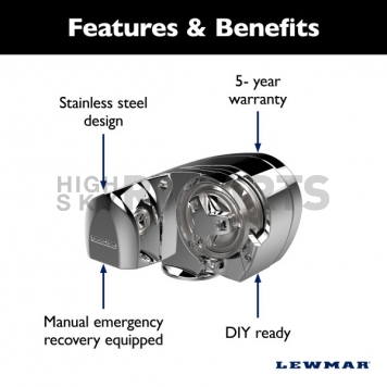Lewmar Windlass - Pro-Series Horizontal Mount - 6657011108-102-4